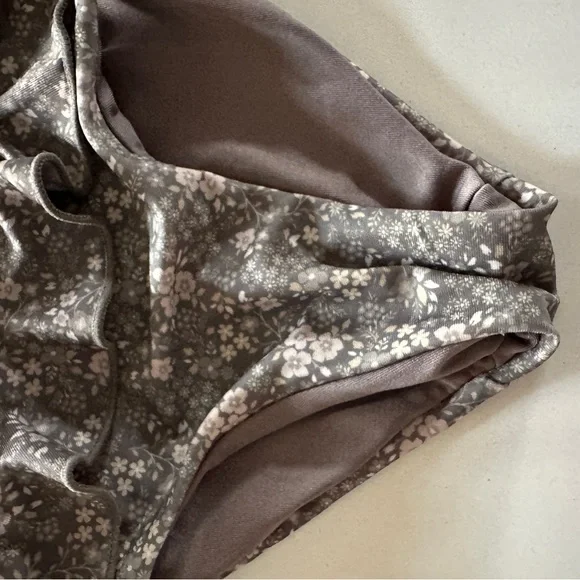 •sold•Jamie Kay Rashguard Swim Emma Bikini | Dark Pansy Floral - Picture 2 of 9